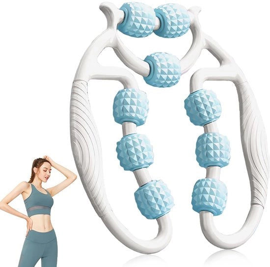 Apparecchio di massaggio per cellulite 9 ruote - rullo di massaggio - riduzione della cellulite - miglioramento della circolazione sanguigna - anti-cellulite - tonificazione delle gambe - rullo di massaggio per cellulite