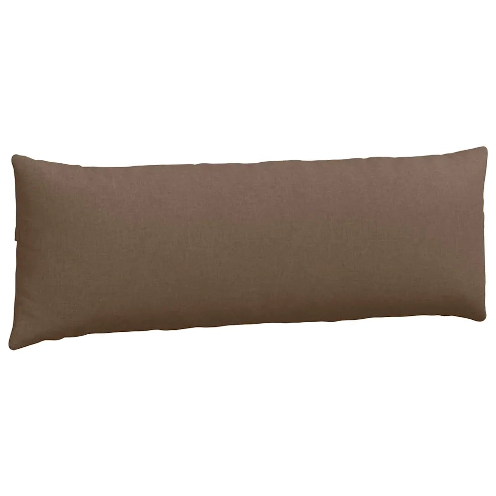 Cuscini da Divano 2 pcs Marrone 120 x 40 cm Tessuto 42013786