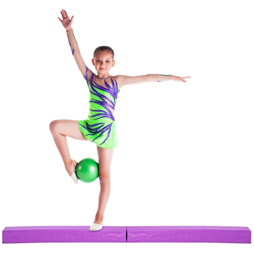 117 cm Trave di Equilibrio Trave da Ginnastica per Allenamento a Casa, Vari Colori Disponibili