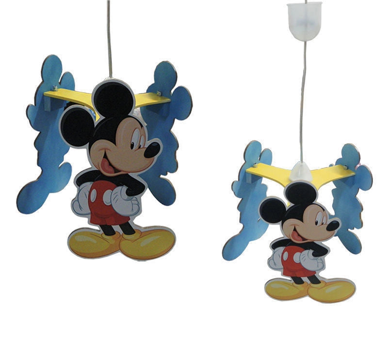 Lampadario Topolino a sospensione per cameretta bimbo