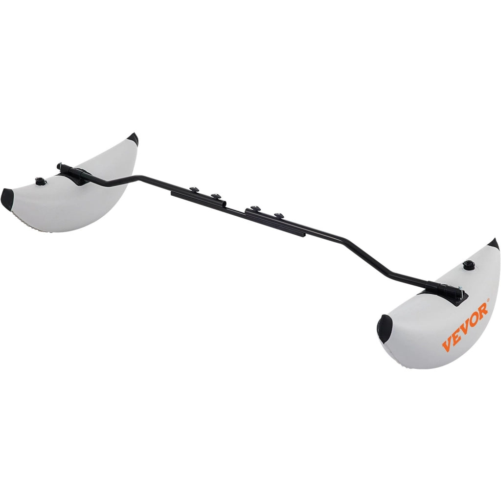 Kit 2 Pezzi Stabilizzatori Gonfiabili per Kayak in PVC con Bracci Regolabili da 81,5 a 94 Pollici per Canoa e Pesca
