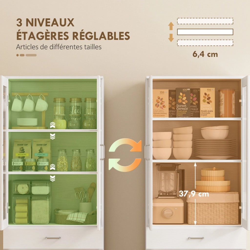 Buffet da cucina ¨C Minimal ¨C bianco 60x35x180cm