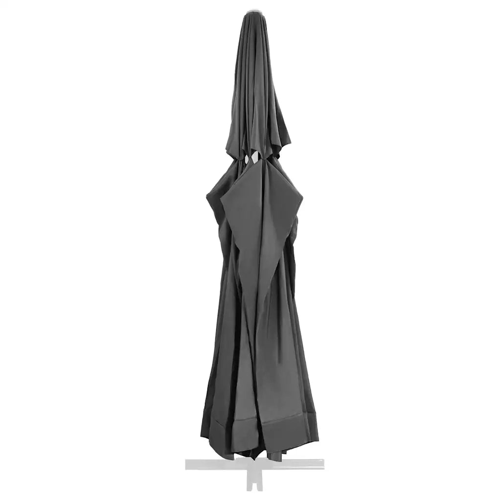 Telo di Ricambio per Ombrellone Antracite 610 cm 312548