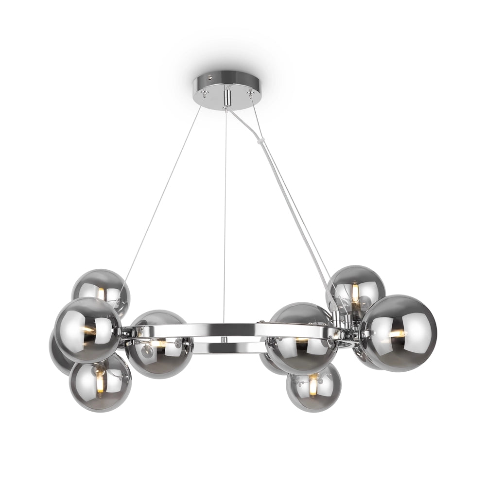 Lampada a sospensione Maytoni Dallas 11 luci cromo