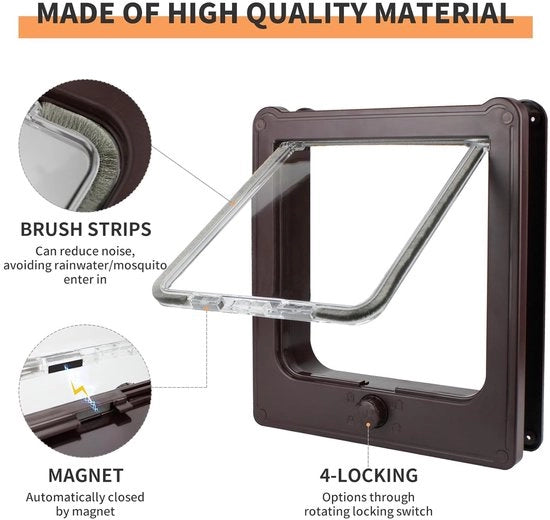 Klep automatica per gatti - facile da utilizzare - 1 pezzo - materiale ABS