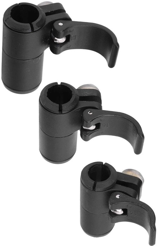 Trekking Stilo a Serratura a Scatto Flip - 3 Pezzi - 14/16/18 mm - Materiales Sostenibili