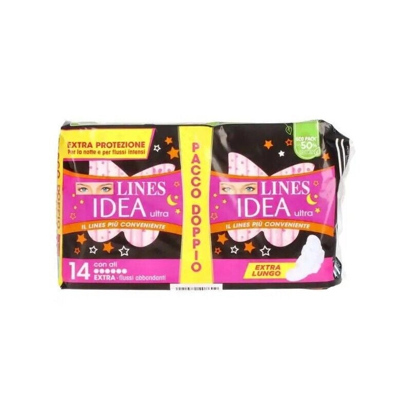 ASSORBENTI LINES IDEA ULTRA 14 PZ PACCO DOPPIO