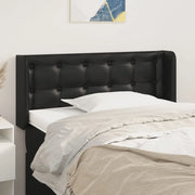Testiera ad Orecchio-Testata con Orecchie Nera 93x16x78/88 cm in Similpelle 389377