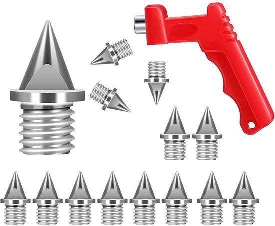 Spiegeggi per Corsa 14 pezzi - Spiegeggi in Plastica - Presa Fissa - Per Corsa e Atletica - Miglioramento dell'Equilibrio di Corsa - Massima Stabilità - Spiegeggi per Scarpe