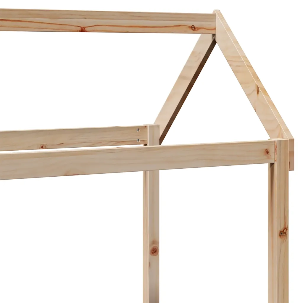 Dormeuse con Tetto 80x200 cm in Legno Massello di Pino 3282254
