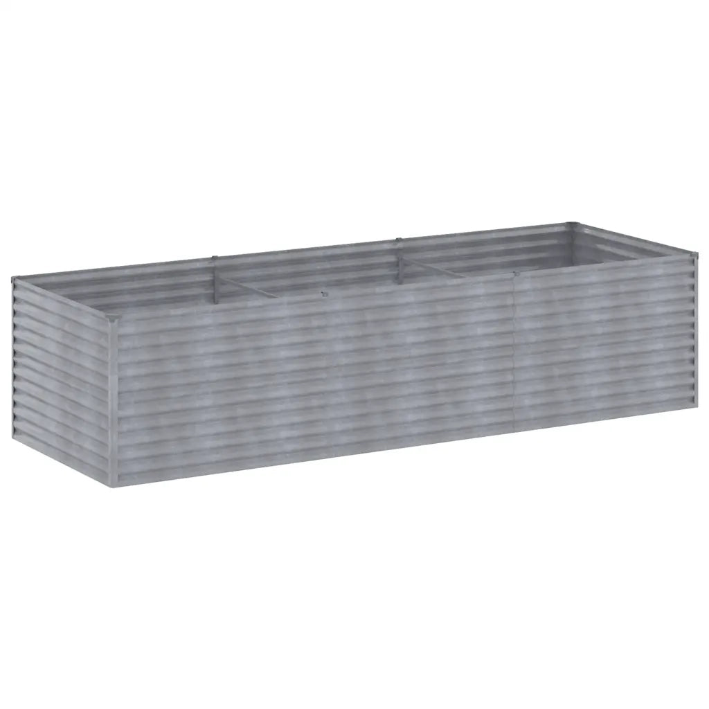 Fioriera Rialzata da Giardino 290x100x69 cm in Acciaio Corten 152004