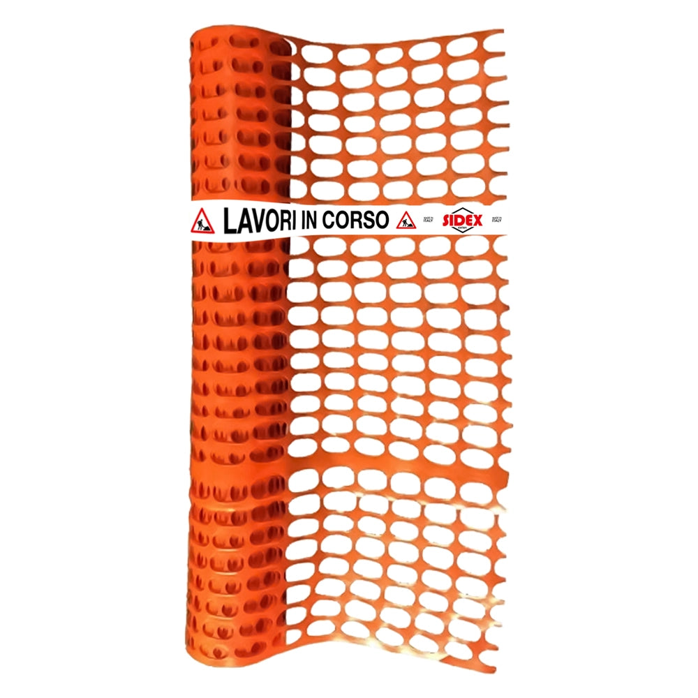 RETE PER DELIMITAZIONE CANTIERE mt 1,80 x 50  - SIDEX