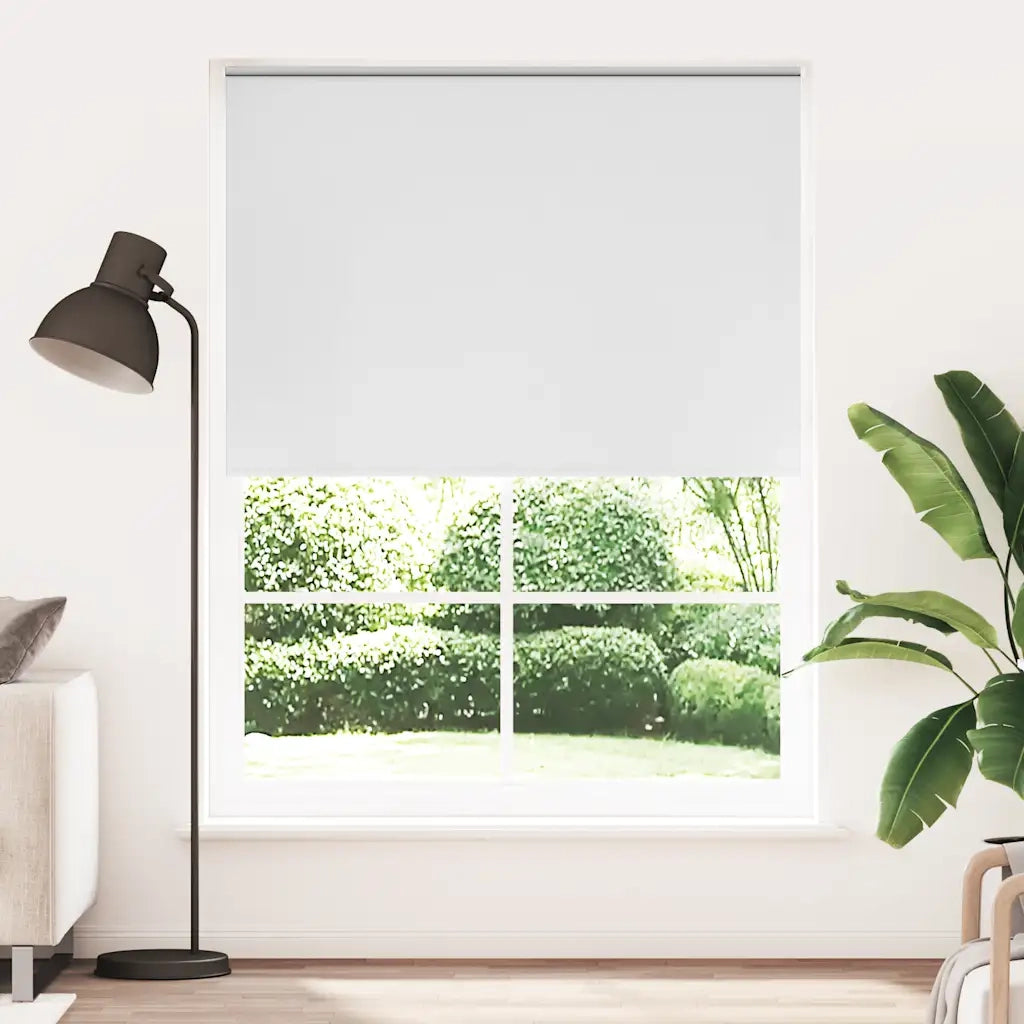 Tenda a rullo oscurante 144,4x230 cm Tessuto Larghezza 140 cm bianco 240168