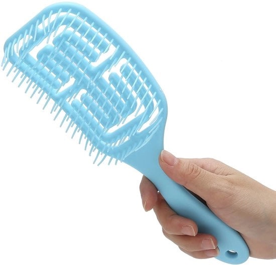 Spazzola per capelli Ontwarrend - Massaggio per la pelle del capo - Leggero - Ergonomico - Flessibile - Soffice per i capelli - Pettine