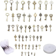 Set di Chiavi Vintage Antiche 50 pezzi