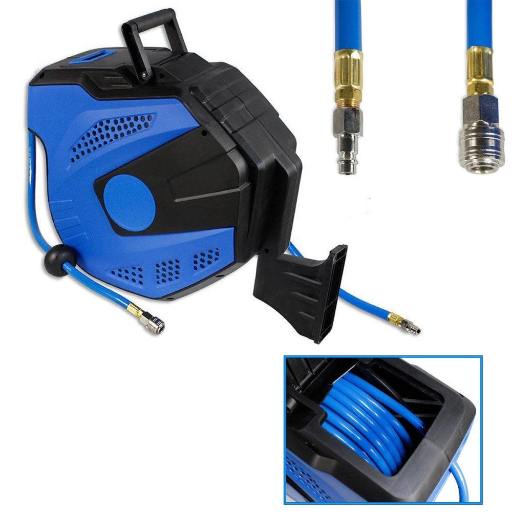 Trade Shop - Avvolgitubo Ad Aria Compressa Automatico Da 20 Metri Per Compressore Zya03-q20 -