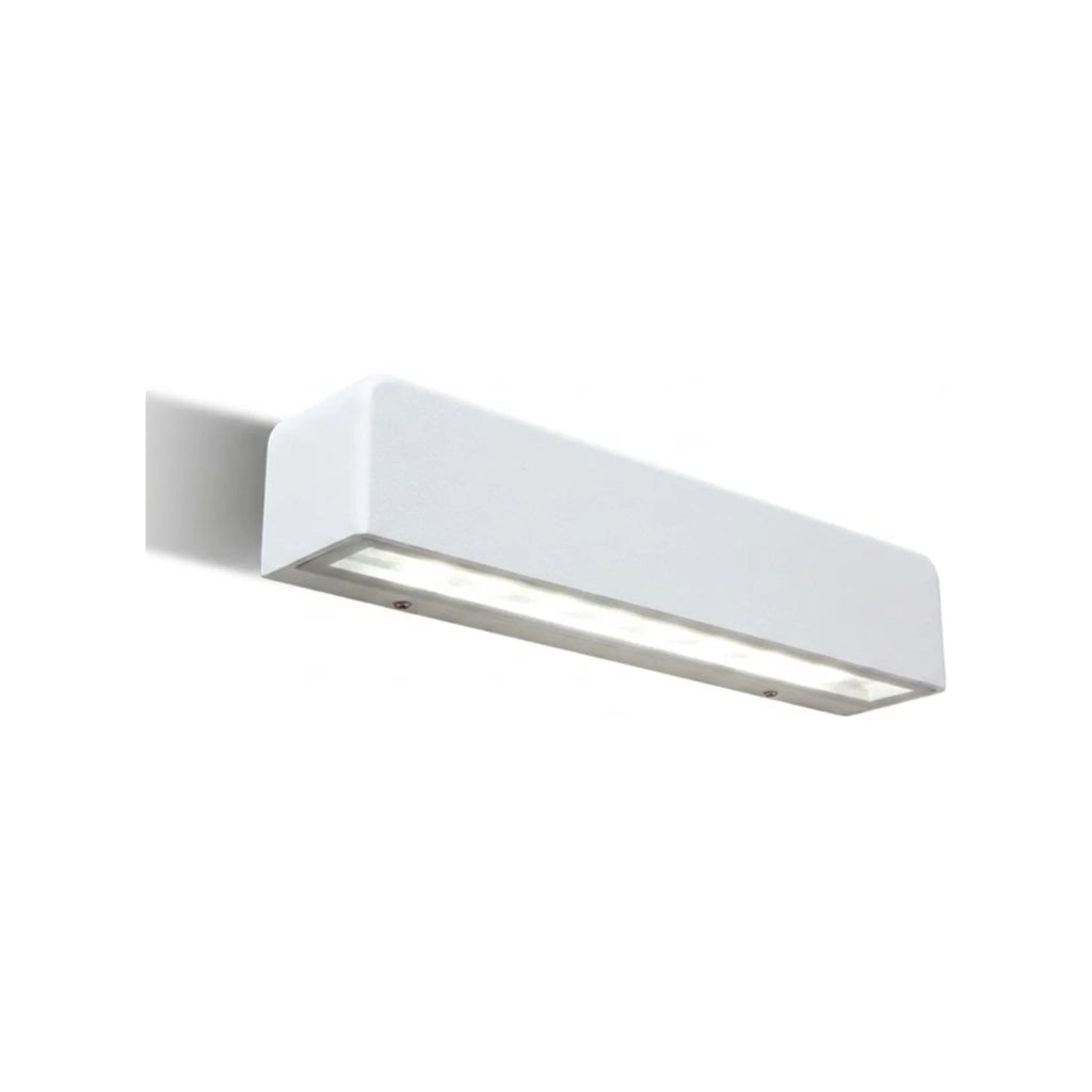 Applique Segnapasso Per Esterno In Alluminio Bianco Led 9 W 600 Lm 3000K Unit