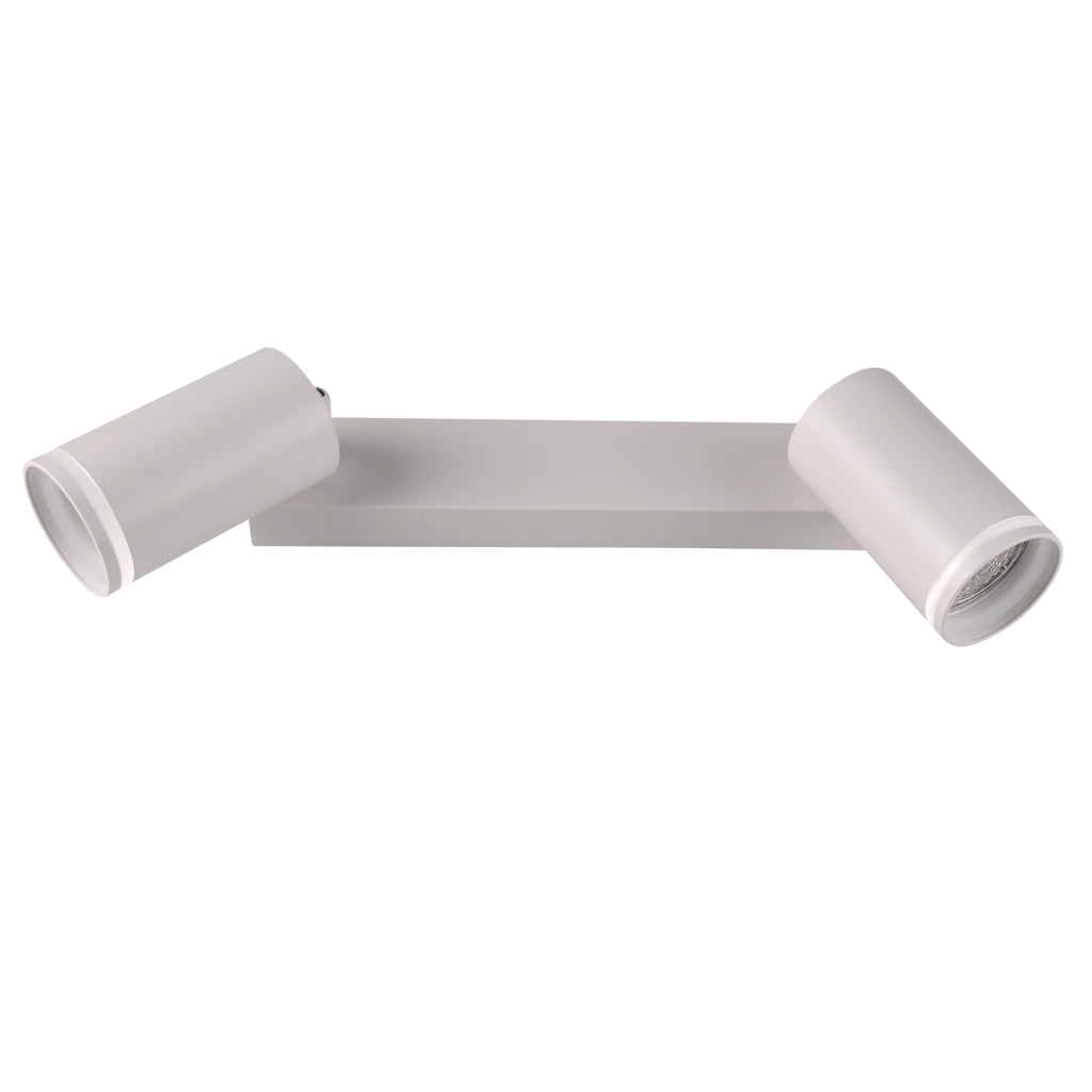 Lampada parete/soffitto 2xGU10 bianca Paris Polux 322289