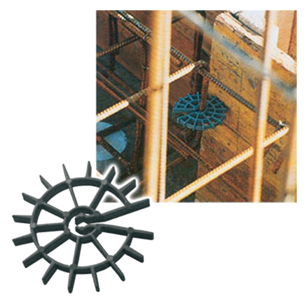DISTANZIATORE PER CASSERO CIRCOLARE mm 60 x h.8 - per tondino min 6 max 12 mm- 1000 pezzi