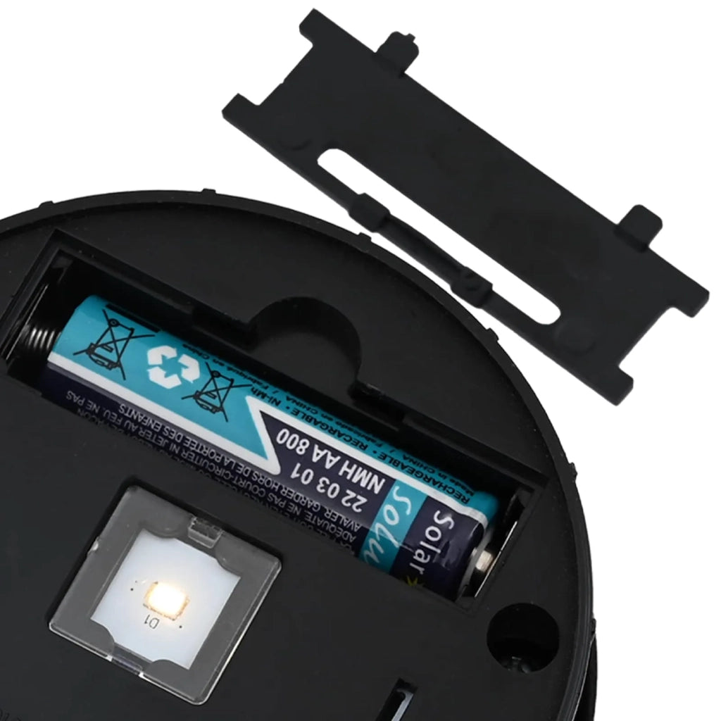 Faro LED solare per sentieri 2 pcs Bianco 879801