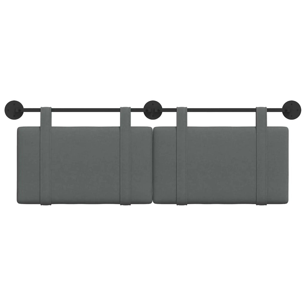 Testiera sospesa Grigio scuro Tessuto 42031437