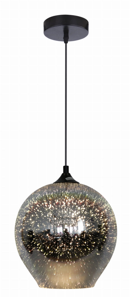 Lampada a sospensione Candellux Galactic nera Ø23 E27