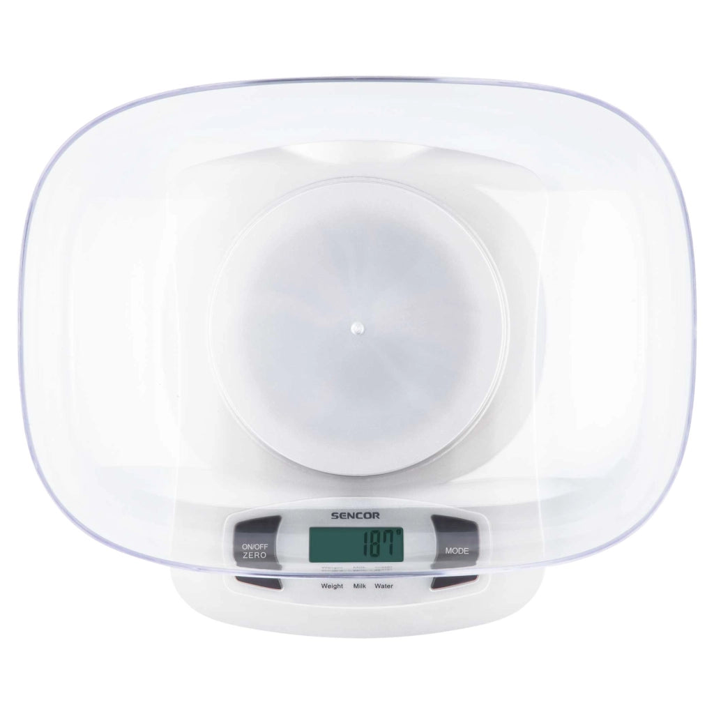 Bilancia da cucina Sencor con ampio display LCD con ciotola staccabile