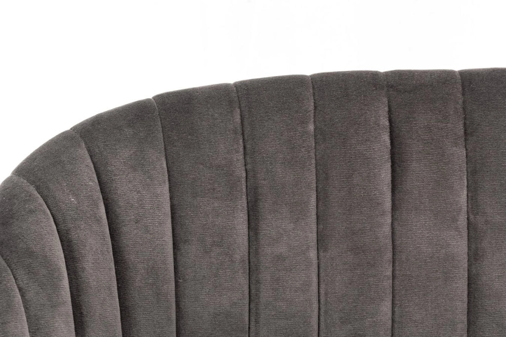 SEDIA QUEEN VELVET GRIGIO CADETTO DI BIZZOTTO