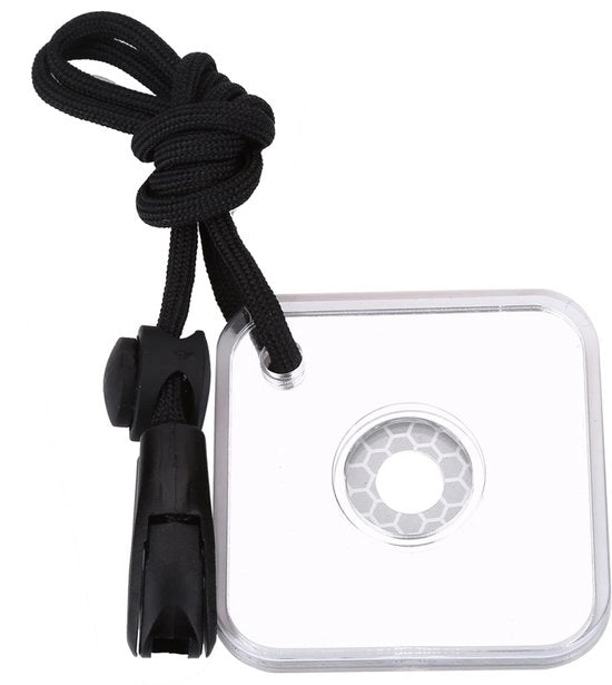 Specchio Riflettente Multifunzionale per Emergenze da Portare - Segnalatore di Posizione per Escursioni e Campeggio - Materiale di Alta Qualità in Acrilico - Indicatore di Direzione per Aiuto