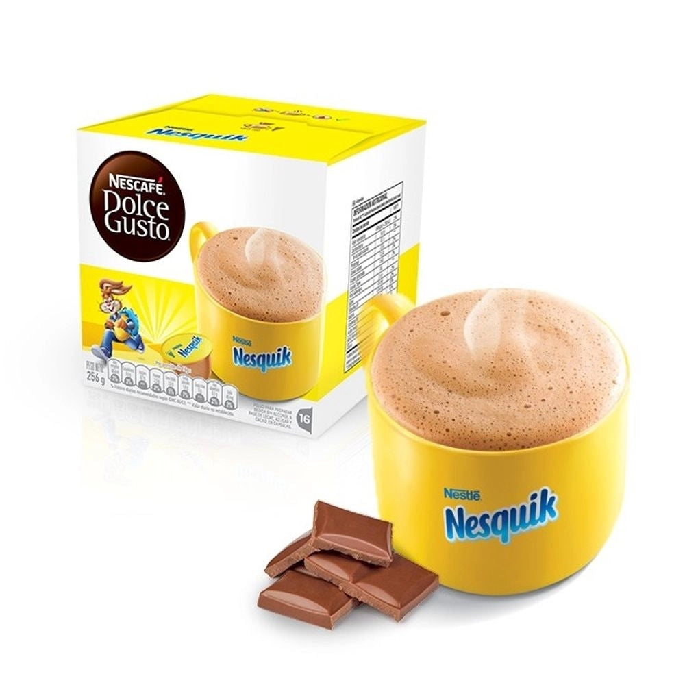 Nescafe' dolce gusto nesquik latte al cioccolato in capsule multipack 3 confezioni da 16 capsule ciascuna