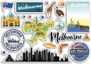Etichette in vinile A5 - Sticker per monumenti e viaggi postali