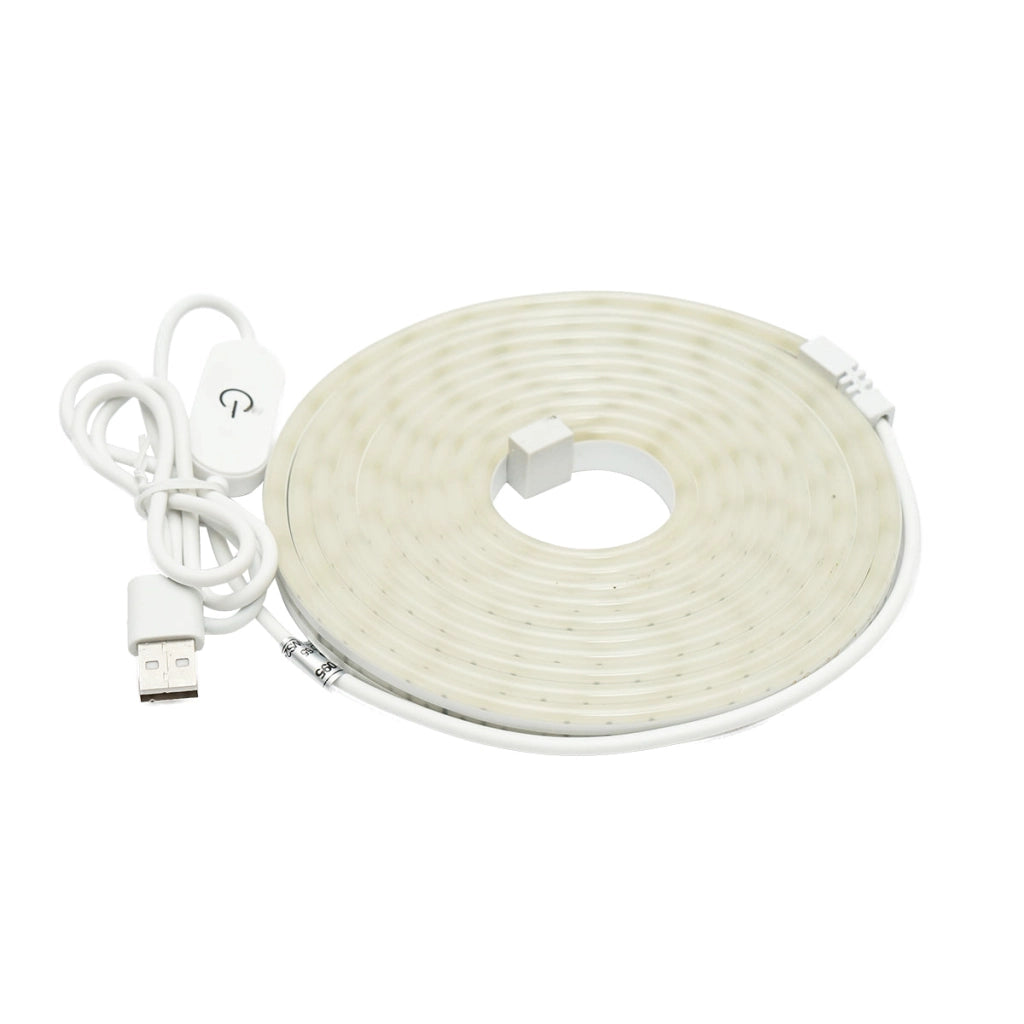Striscia LED 6500K, 5V, USB, 3m IP65