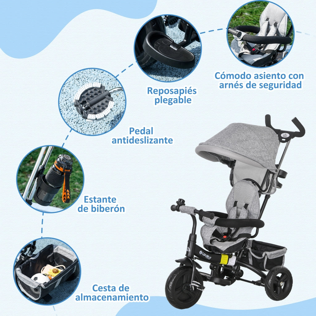 Triciclo per Bambini ¨C Minimal ¨C Grigio