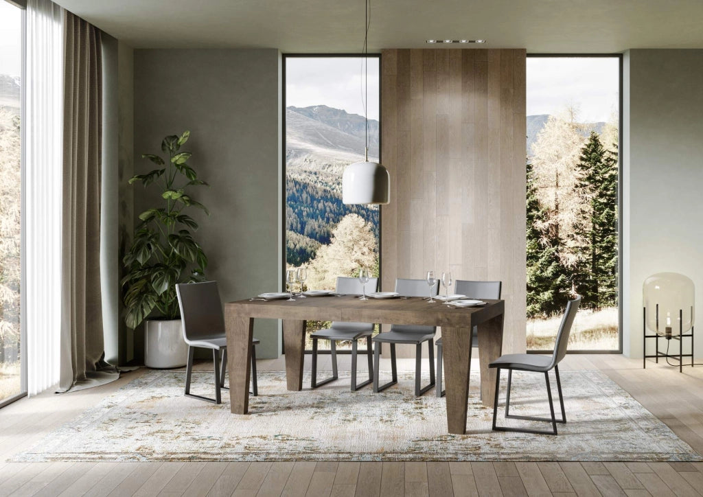 Tavolo allungabile 90x180/284 cm Pimbo Noce