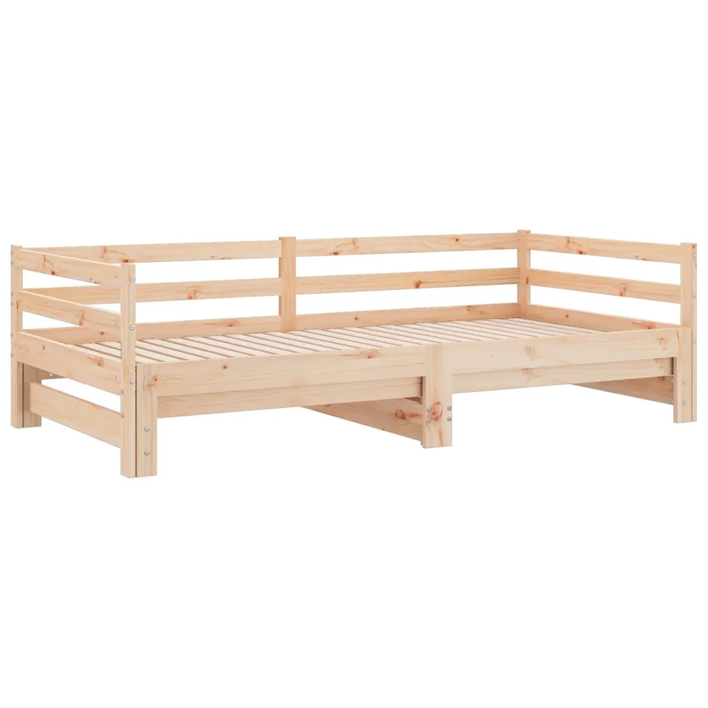 Lettino Estraibile senza Materasso-Struttura Letto 90x190 cm