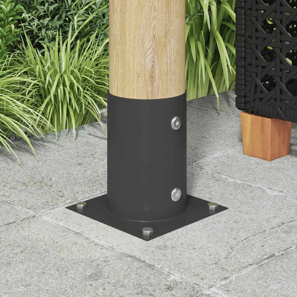 Ancora rotonda per terreno 4 pz Antracite 15 x 15 x 15 cm CFW5598105
