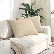 Cuscini da Divano 2 pcs Crema 70 x 50 cm Tessuto 42013772