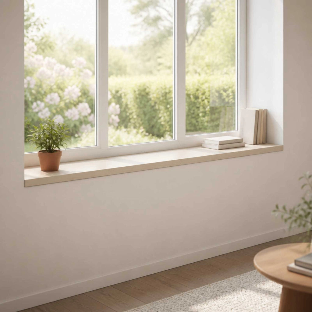 Soglie per finestre 2 pz Bianco 110 x 30 x 2 cm 42049916