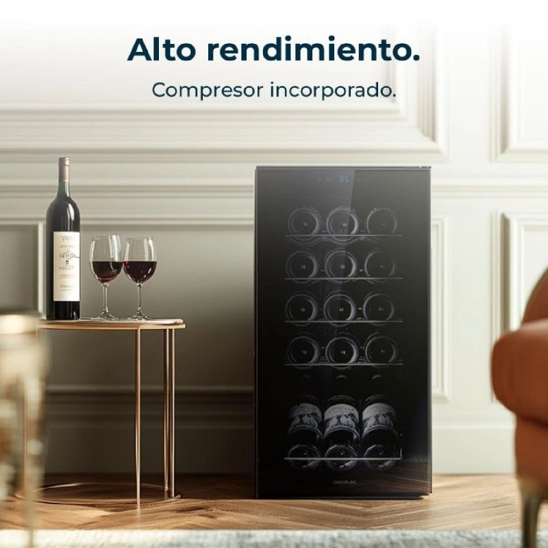 CECOTEC 00120 - Bolero GrandSommelier 1550 Black Compressor