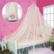 Tenda da letto - 60x250x850cm Tenda a cupola - con stelle luminose fluorescenti - Tenda da soffitto per casa - Ideale tenda per lettini e materassi - Facile da installare - Adatta per uso interno ed esterno