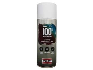 SMALTO 100% ACRILICO ANTICHIZZANTE SPRAY- - ml.400 antichizzante grafite (3721) - 6 pezzi AREXONS