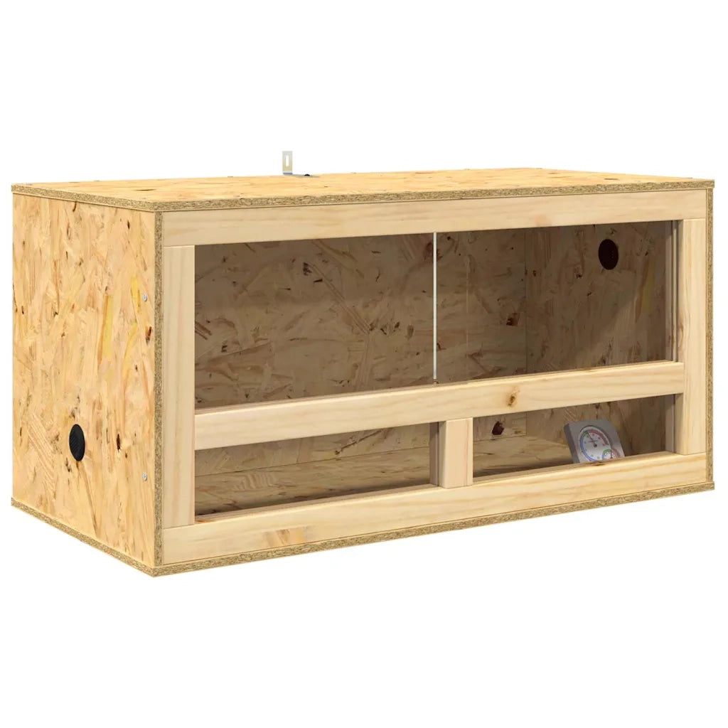 Terrario Marrone 80 x 40 x 40 cm OSB 876724