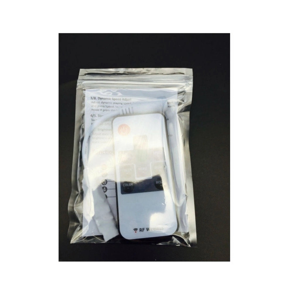 Trade Shop - Rgb Led Controller Rf Wireless Centralina Telecomando Colori 5-24v 3x4a 12a -