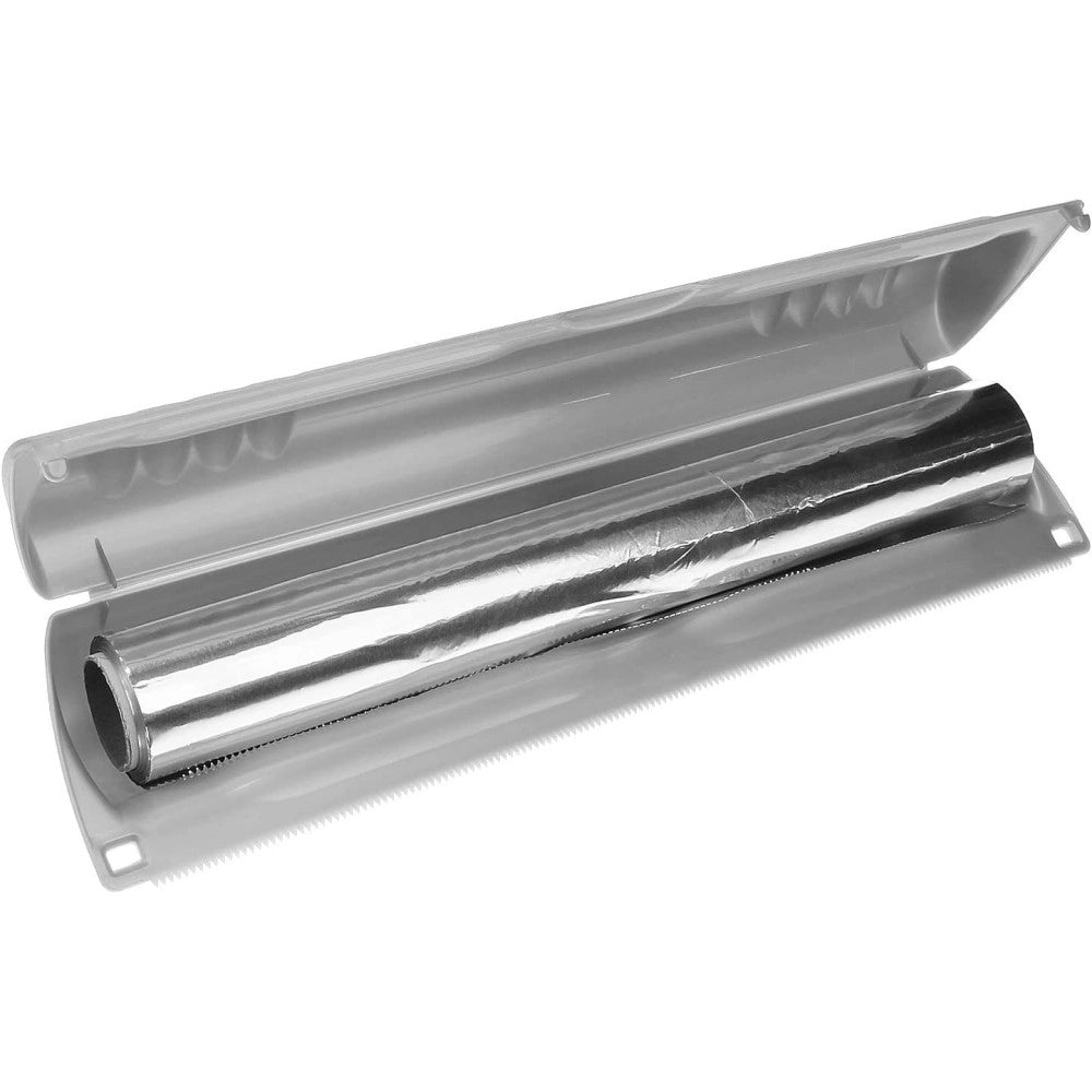 Trade Shop - Portarotolo Contenitore Porta Rotolo Da Cucina Pellicola Carta Forno Alluminio -