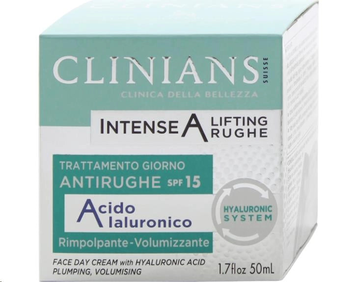 CLINIANS CREMA VISO 50 ML INTENSE ANTIRUGHE GIORNO CON ACIDO IALURONICO