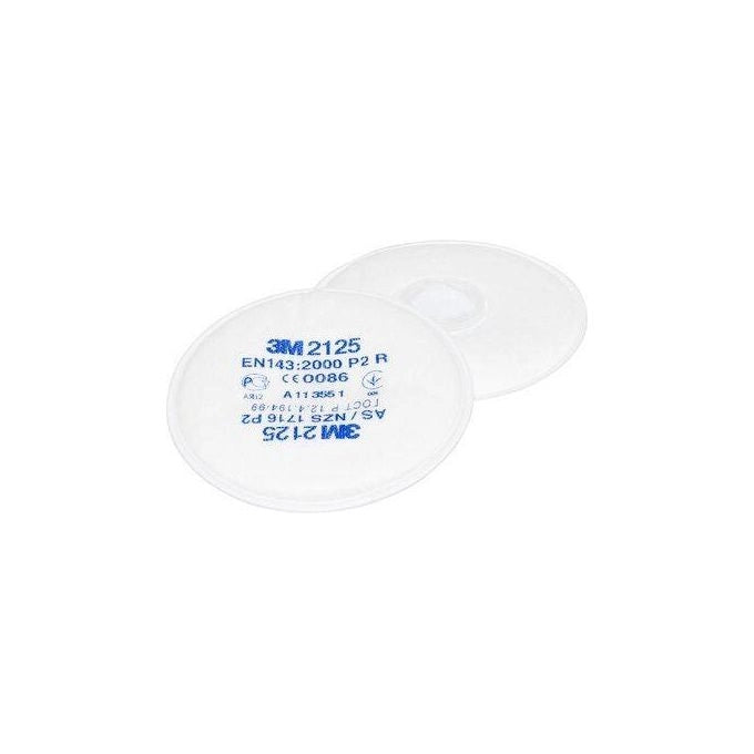 3M 2125 Filtri Antiparticolato Classe P2 R Serie 2000 Connessione a Baionetta Confezione 2 Pezzi