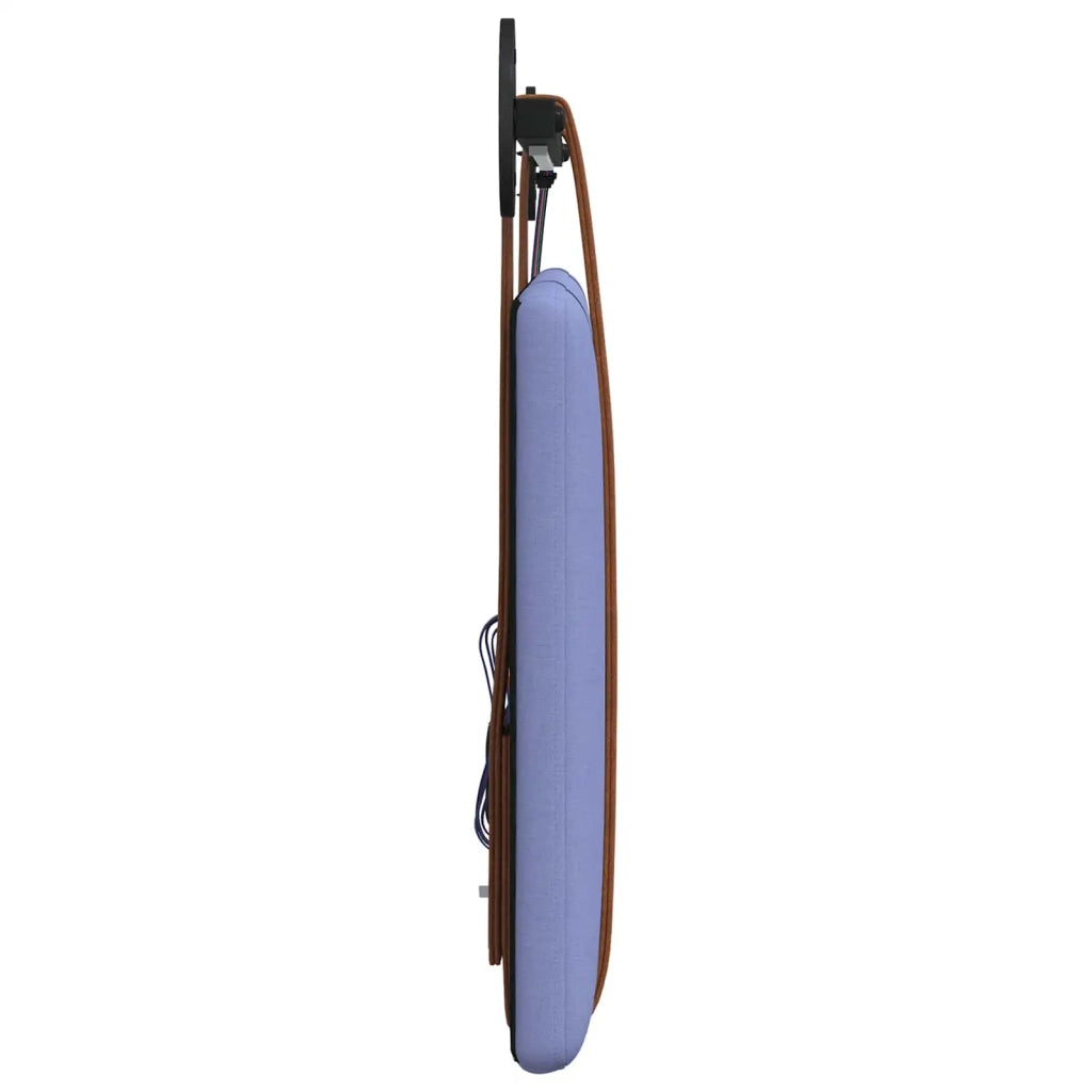 Testiera sospesa Con luce LED Blu jeans PU Antico 3423875