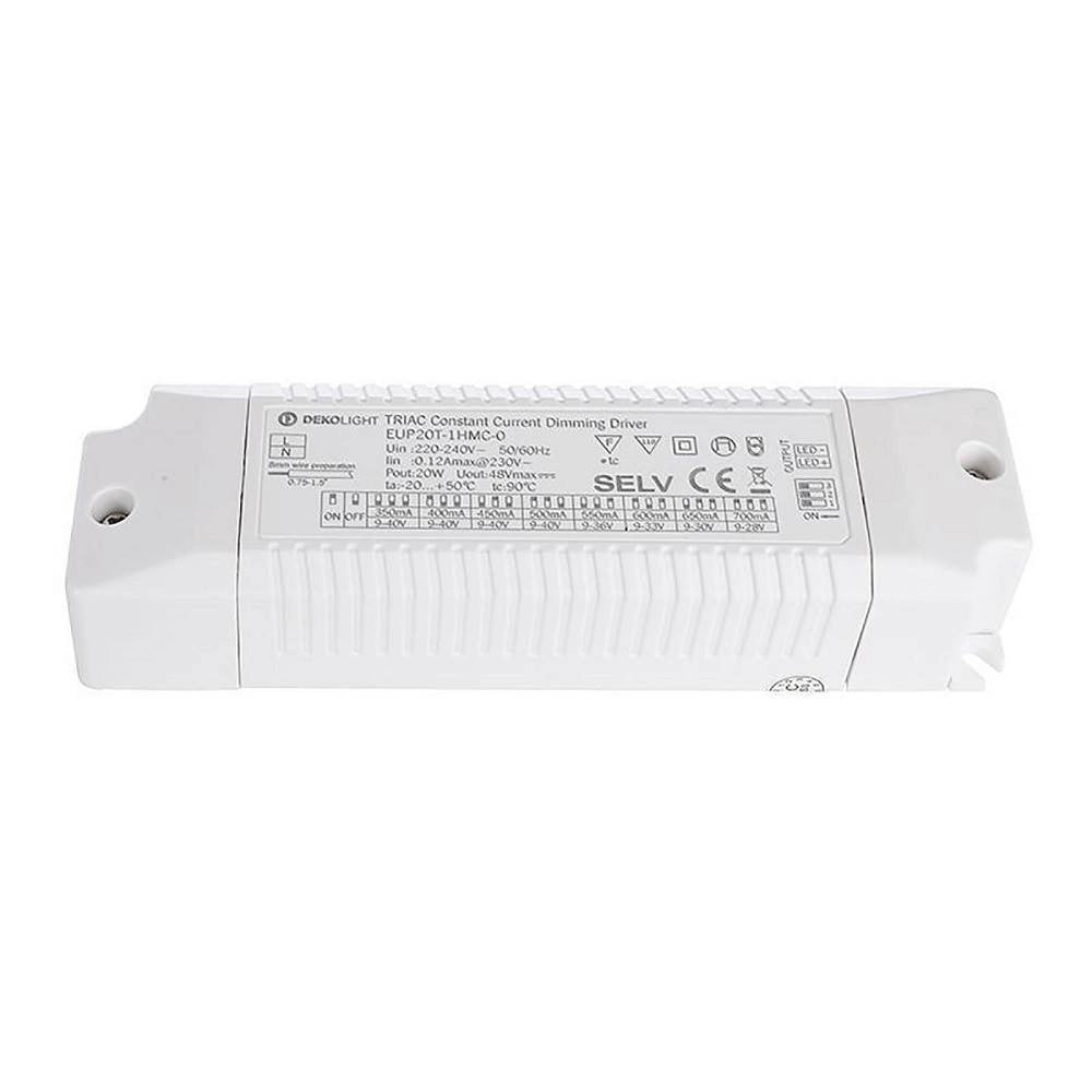 Trade Shop - Alimentatore Cc Max 20 W Multicorrente Led Driver Dimmerabile Trasformatore 8in1 -