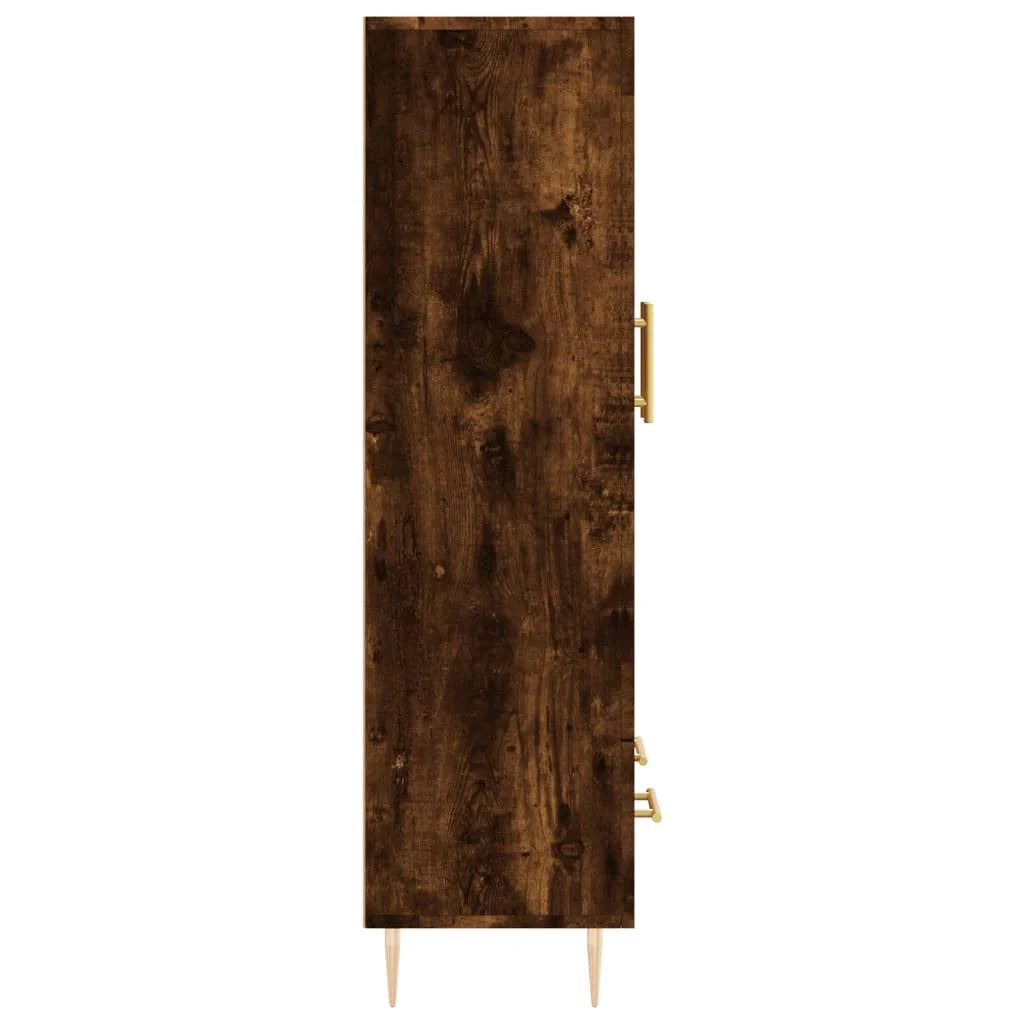 Buffet credenza cassettiera mobiletto mobile contenitore organizer cucina soggiorno salotto alto 69,5 x 31 x 115 cm legno ingegnerizzato marrone 02_0033382