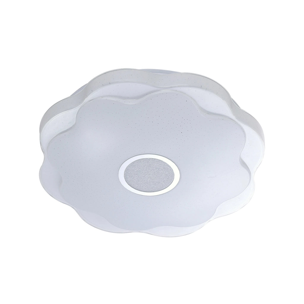 Plafoniera Italux Normi rotonda 30cm bianca LED 12W